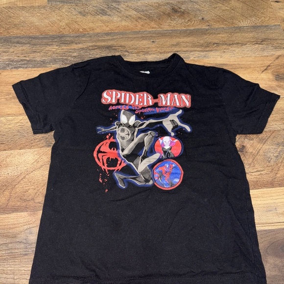 Spiderman Other - Marvel Black Spiderman Short Sleeve Tee